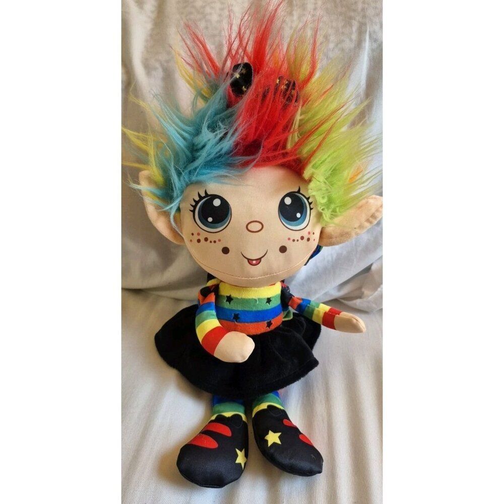 Flip Zee Trolls 2 in 1 Plush Rainbow Galore Doll Stuffed Toy